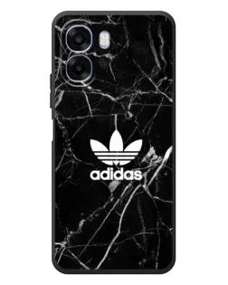 Чехол для OPPO A6x с картинкой «Белый мрамор Adidas»