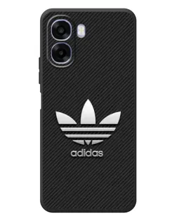 Чехол для OPPO A6x с картинкой «Adidas Карбоновая текстура»