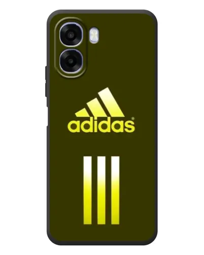 Чехол для OPPO A6x с картинкой «Оливковый градиент Adidas»