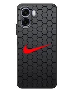 Чехол для OPPO A6x с картинкой «Nike — карбоновая сетка»