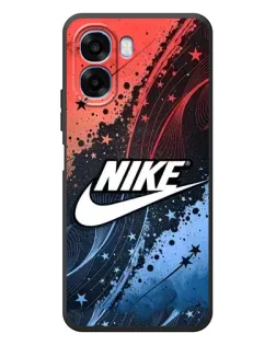 Чехол для OPPO A6x с картинкой «Градиентный принт Найк»