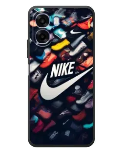 Чехол для OPPO A6x с картинкой «Коллекция кроссовок Nike»