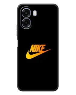 Чехол для OPPO A6x с картинкой «Золотой логотип Nike»