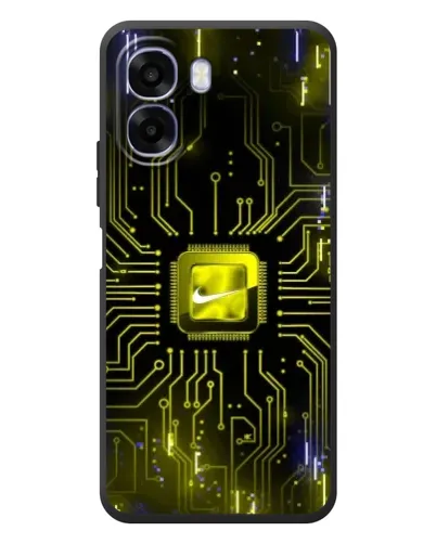 Чехол для OPPO A6x с картинкой «Nike — золотая искра» Чехол для OPPO A6x с картинкой «Nike — золотая искра»
