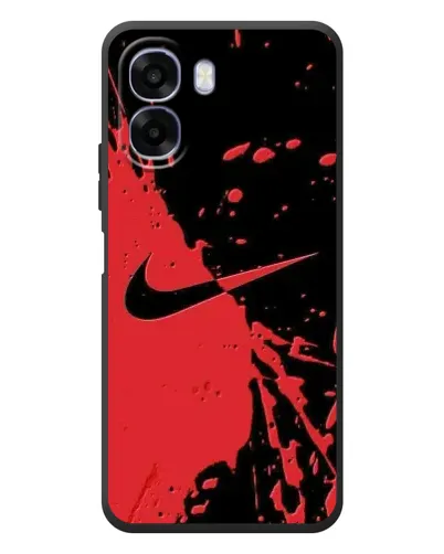 Чехол для OPPO A6x с картинкой «Красные брызги Nike» Чехол для OPPO A6x с картинкой «Красные брызги Nike»