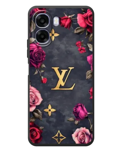 Чехол для OPPO A6x с картинкой «Цветочный Louis Vuitton»