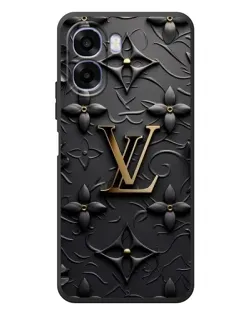 Чехол для OPPO A6x с картинкой «Кожаная текстура LV»