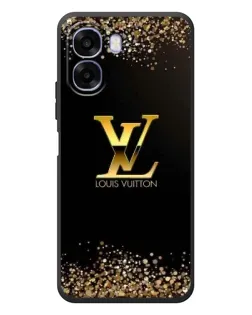 Чехол для OPPO A6x с картинкой «LV — золотые искры»
