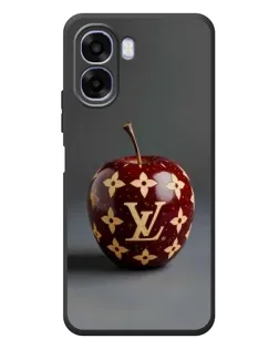 Чехол для OPPO A6x с картинкой «Красное яблоко LV»