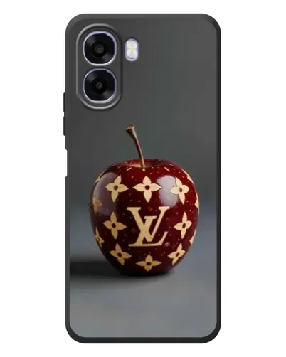 Чехол для OPPO A6x с картинкой «Красное яблоко LV»