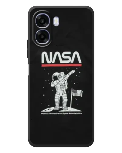 Чехол для OPPO A6x с картинкой «NASA — шагаем по Луне» Чехол для OPPO A6x с картинкой «NASA — шагаем по Луне»