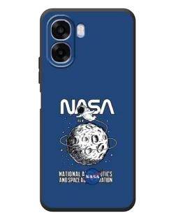 Чехол для OPPO A6x с картинкой «NASA — лунная миссия»