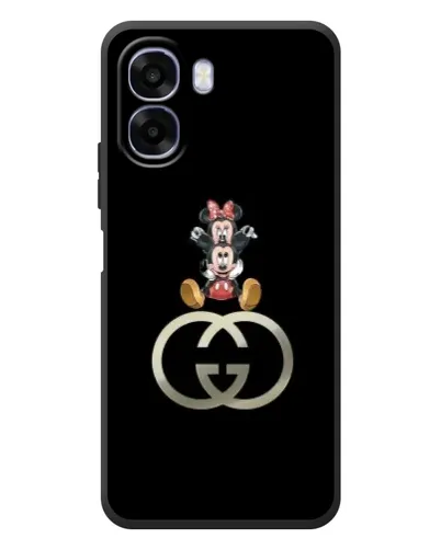 Чехол для OPPO A6x с картинкой «Минни Маус на лого»