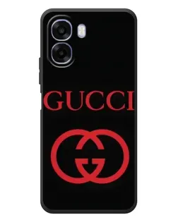 Чехол для OPPO A6x с картинкой «Gucci — красный логотип»