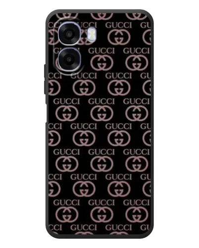 Чехол для OPPO A6x с картинкой «Классическая монограмма Gucci»