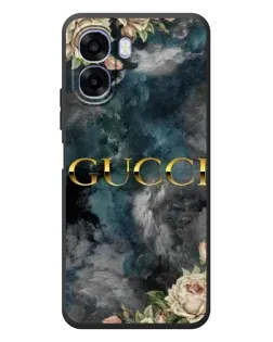 Чехол для OPPO A6x с картинкой «Абстрактные цветы Gucci»