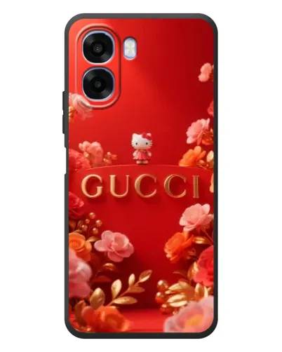 Чехол для OPPO A6x с картинкой «Gucci — золотой сад»