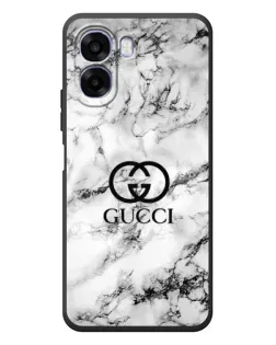 Чехол для OPPO A6x с картинкой «Gucci — мраморный шик»