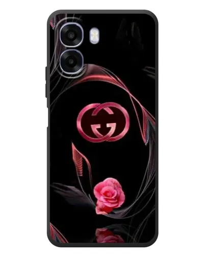 Чехол для OPPO A6x с картинкой «Gucci — неоновая роза»