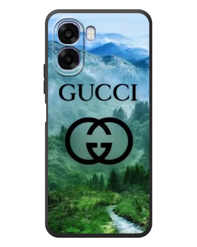 Чехол для OPPO A6x с картинкой «Gucci — горный пейзаж»