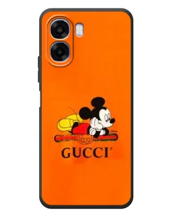 Чехол для OPPO A6x с картинкой «Микки Маус Gucci — оранж»
