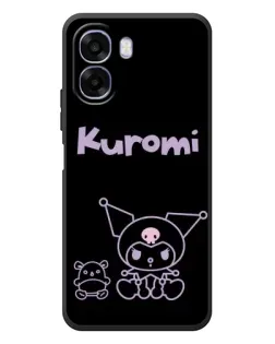 Чехол для OPPO A6x с картинкой «Kuromi — черный минимализм» Чехол для OPPO A6x с картинкой «Kuromi — черный минимализм»