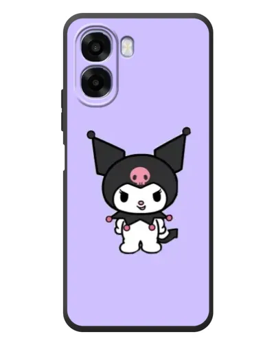 Чехол для OPPO A6x с картинкой «Kuromi — нежный фиолетовый»