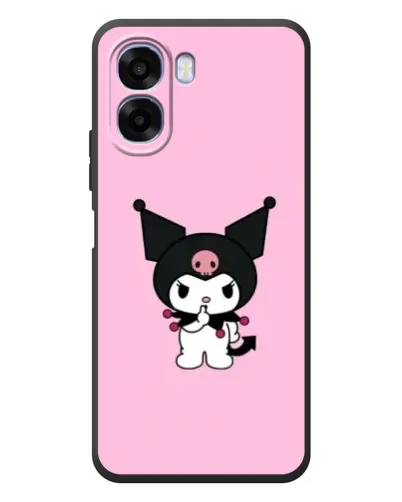 Чехол для OPPO A6x с картинкой «Kuromi — розовая нежность»