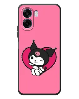 Чехол для OPPO A6x с картинкой «Kuromi — любовь в сердце»