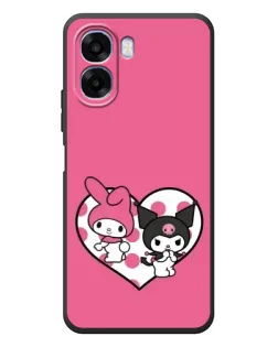 Чехол для OPPO A6x с картинкой «Kuromi и My Melody»