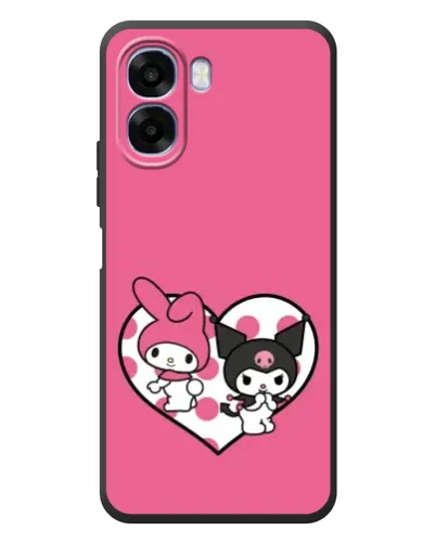 Чехол для OPPO A6x с картинкой «Kuromi и My Melody»