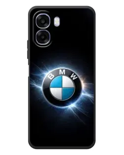 Чохол для OPPO A6x з картинкою «BMW — неонове сяйво»