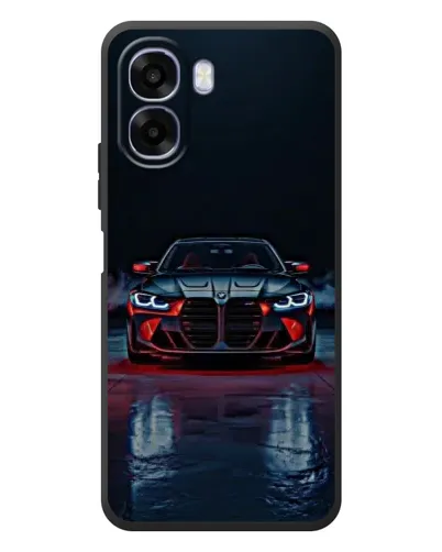 Чехол для OPPO A6x с картинкой «BMW на мокрой дороге»