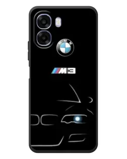 Чехол для OPPO A6x с картинкой «Минималистичный принт BMW M3»