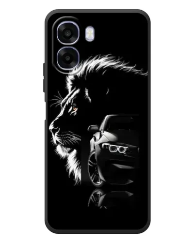 Чехол для OPPO A6x с картинкой «BMW и лев»