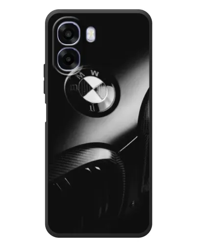 Чехол для OPPO A6x с картинкой «Эмблема BMW — макро»