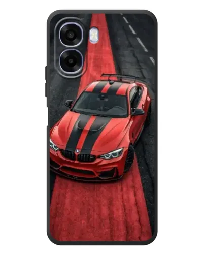 Чехол для OPPO A6x с картинкой «BMW на красной дорожке»