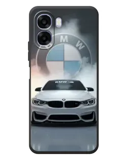 Чохол для OPPO A6x з картинкою «BMW в білому диму»