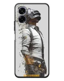 Чехол для OPPO A6x с картинкой «PUBG — боец в пыли»