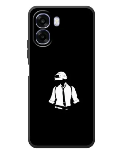 Чехол для OPPO A6x с картинкой «PUBG — белый шлем»