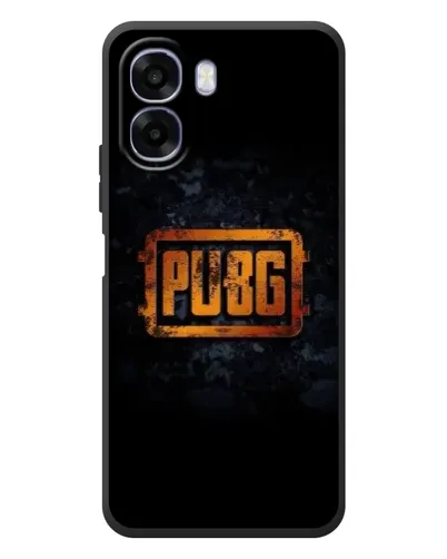 Чехол для OPPO A6x с картинкой «PUBG — золотой логотип»