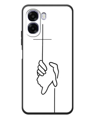 Чехол для OPPO A6x с картинкой «Рука держит» Чехол для OPPO A6x с картинкой «Рука держит»