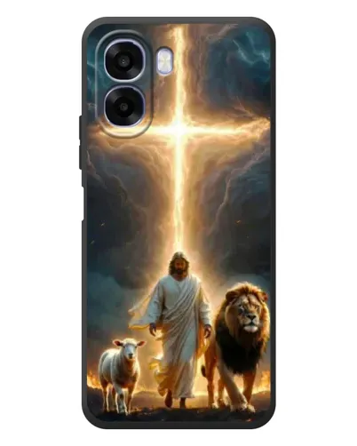 Чехол для OPPO A6x с картинкой «Лев Иуды и Свет» Чехол для OPPO A6x с картинкой «Лев Иуды и Свет»