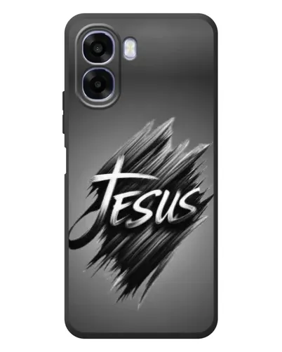 Чехол для OPPO A6x с картинкой «Надпись Jesus Graffiti» Чехол для OPPO A6x с картинкой «Надпись Jesus Graffiti»