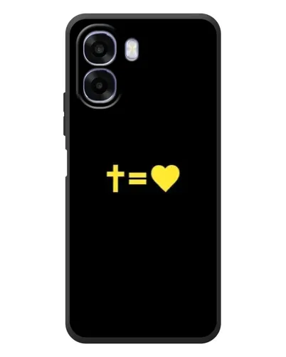 Чехол для OPPO A6x с картинкой «Сердце и Крест» Чехол для OPPO A6x с картинкой «Сердце и Крест»