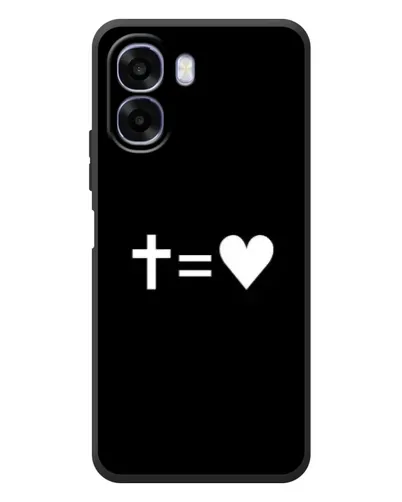 Чехол для OPPO A6x с картинкой «Крест и Сердце» Чехол для OPPO A6x с картинкой «Крест и Сердце»