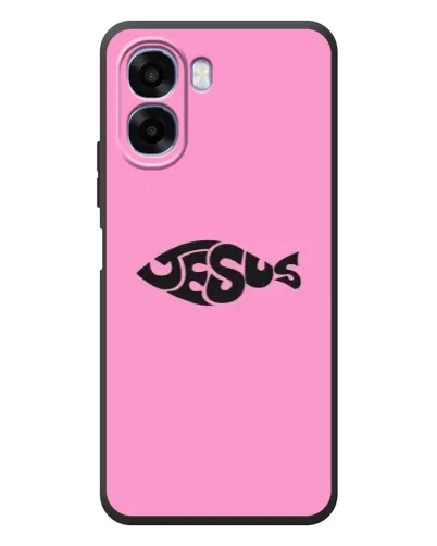 Чехол для OPPO A6x с картинкой «Розовый символ Jesus» Чехол для OPPO A6x с картинкой «Розовый символ Jesus»
