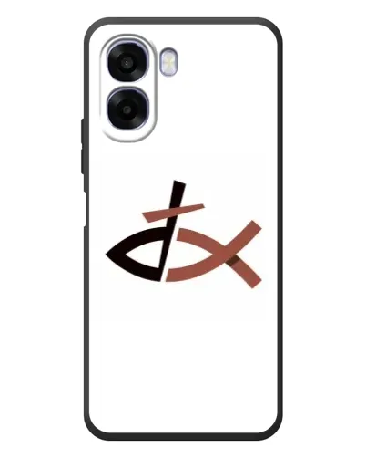 Чехол для OPPO A6x с картинкой «Рыба и крест» Чехол для OPPO A6x с картинкой «Рыба и крест»