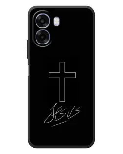 Чехол для OPPO A6x с картинкой «Графический крест Jesus»