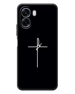 Чехол для OPPO A6x с картинкой «Тонкий крест»